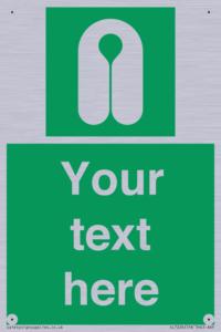 Custom sign safe condition Lifejacket